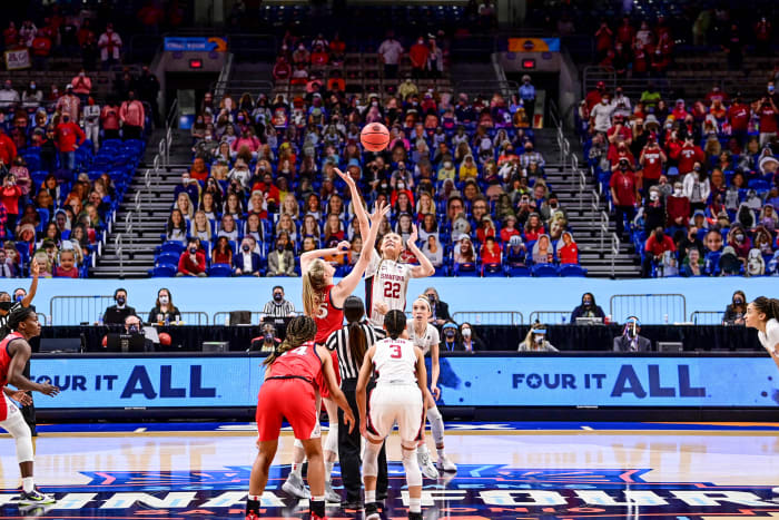Tip off at the women's national championship game